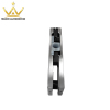 Frameless Glass Door Upper Patch Fitting Durable Stainless Steel Corner Clamp Satin For Glazed Gate