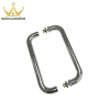 High Quality O-Ring Polished Mirror Stainless Steel Pull Handles Tubular Shower Room Folding Glass Door Handle