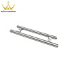 Glass Door Double Sided Stainless Steel W Shape Gate Handle For Bathroom Stainless Steel Pulls