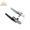 Brown Modern Design 7 Shape Sash Lock Gray glass Windows Handles Luxury Aluminum Alloy Black Handle for wooden window