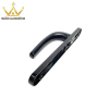 Customizable Glass Window Oval Plate Push Pull Handle Lock Matt Black Aluminium Casement Door Handles