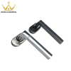 Hardware Accessories Matt Black Sliding Glass Door Crank Handles Durable Aluminum Window Pull Handle