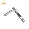 Doors Hardware Accessories 304 Stainless Steel Sliding Door Pull Handle Lock For Aluminium Gate With Square Plate