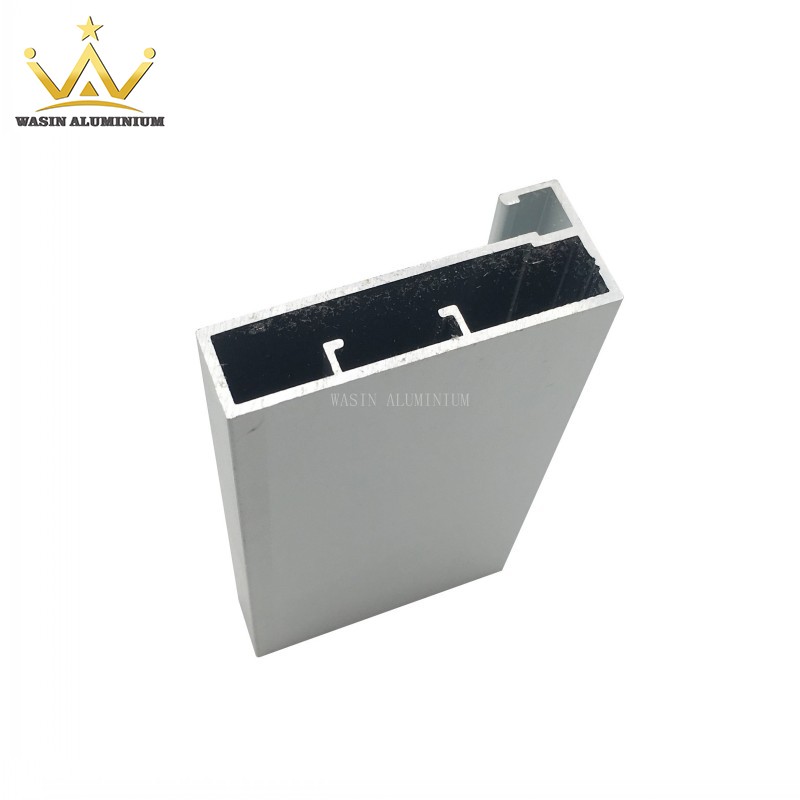 Silver Anodizing Extruded Aluminum Profile For Kitchen Cabinet