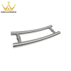 S Style Tubular Design Stainless Steel Bathroom Glass Front Door Pull Handle Use For Office Building At The Same