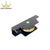 Aluminum Alloy Sliding Door Roller Single Wheel Matt Black Adjustable Aluminium Window Rollers