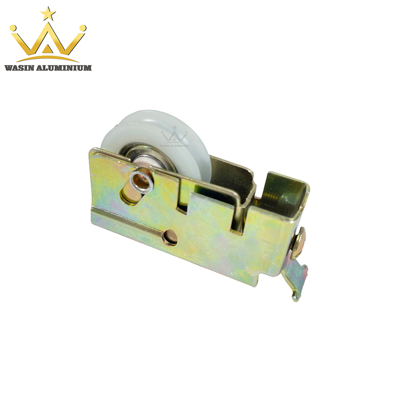 Wholesale Door Accessories Nylon Pulley Sliding Doors Iron Roller With Single Wheel