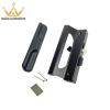 Aluminum Material Inner Plate Handle Customizable Size Powder Coating Sliding Door Latch Lock Set Handles