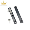 Durable Aluminum Window Hardware Accessories Double Sided Glass Door Strip Locks Sliding Window Lock With Key