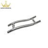 Hot Sale Wooden Door Push Pull Handle Custom Size Stainless Steel Office Building Glass Doors Handles