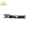 L Shape Top Patch Fitting Matt Black Glass Door clamp Hinge For Frameless Glazed Door