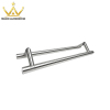 Office Front Gate Stainless Steel Handles Tempered Glass Shower Room V Shape Door Push Handle