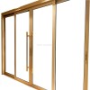 Aluminum frame glass door