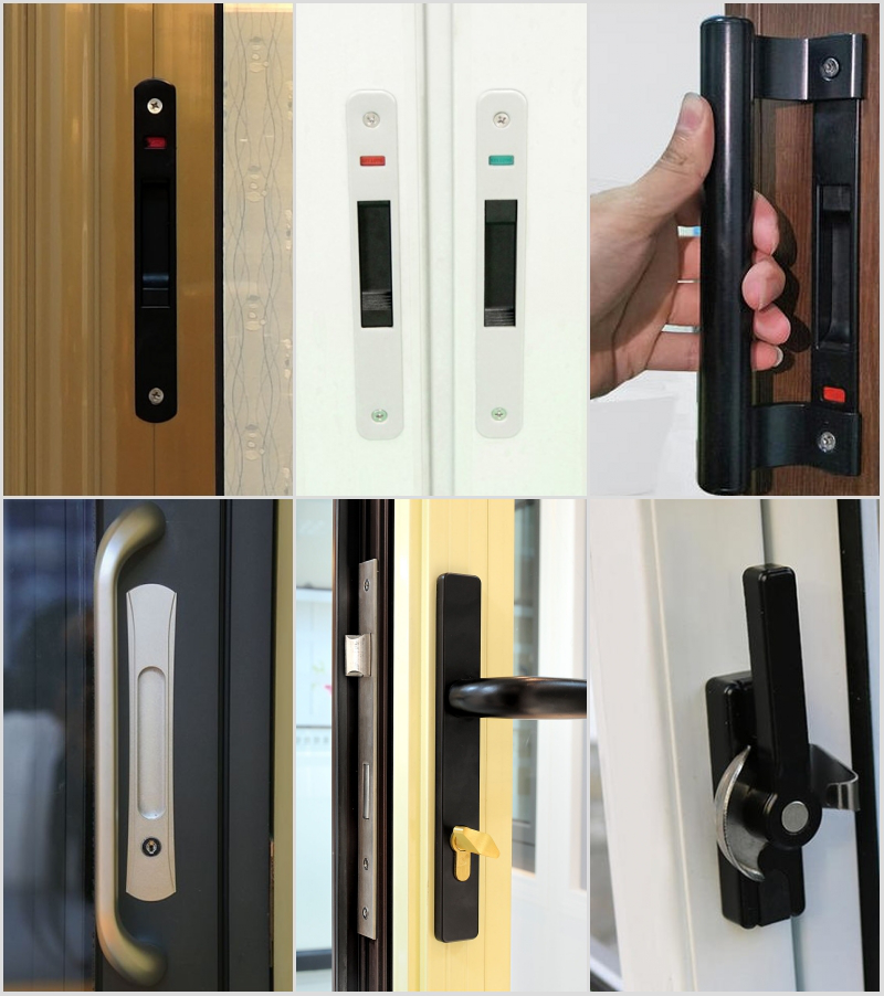 sliding door crescent lock