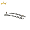 S Style Tubular Design Stainless Steel Bathroom Glass Front Door Pull Handle Use For Office Building At The Same