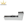 201 Stainless Steel Top Patch Fitting L Shape Frameless Glass Door Corner Clamp For Office Buildings