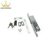 Custom Size Good Price Mortise Sliding Door Locks Zinc Alloy Straight Hook Lock Body With Cylinder Lock Key