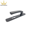 Customizable Glass Window Oval Plate Push Pull Handle Lock Matt Black Aluminium Casement Door Handles