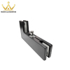 L Shape Top Patch Fitting Matt Black Glass Door clamp Hinge For Frameless Glazed Door