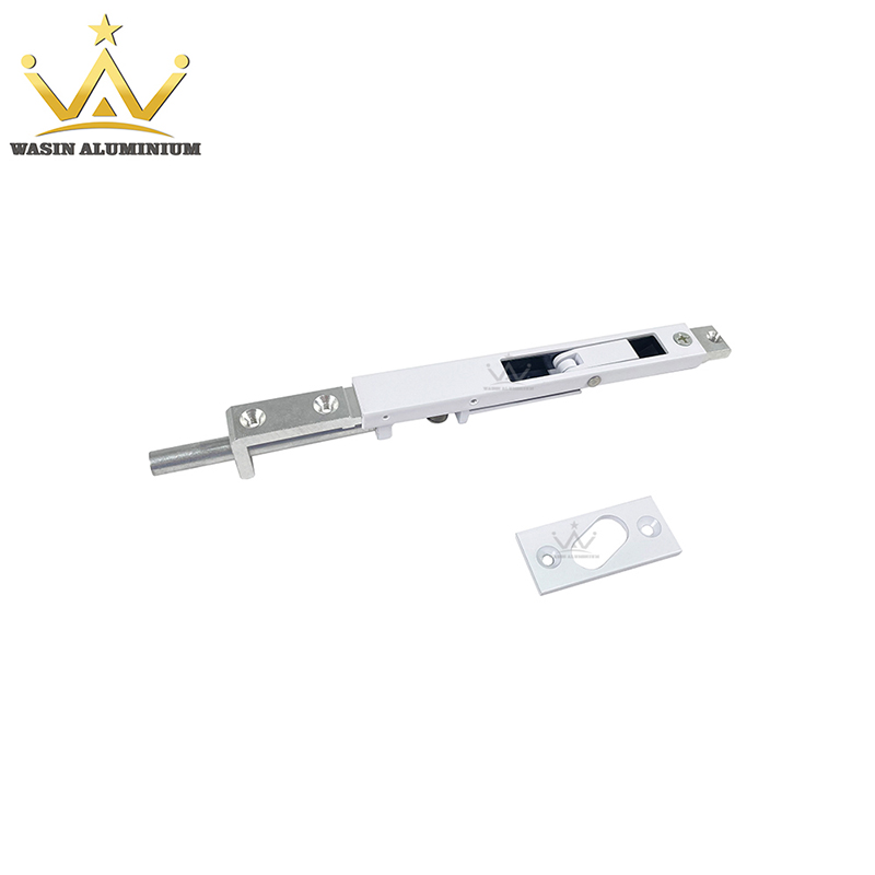 Security Stainless Steel Door Concealed Barrel Lever Latch Aluminum Flush Bolt Lock For Metal Door