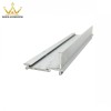 Extruded aluminum section profile for shop front