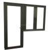 Aluminum frame glass door