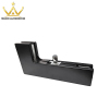 L Shape Top Patch Fitting Matt Black Glass Door clamp Hinge For Frameless Glazed Door