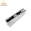 Frameless Glass Door Upper Patch Fitting Durable Stainless Steel Corner Clamp Satin For Glazed Gate