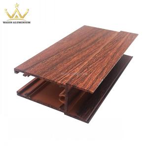 Wood Color Aluminium Profiles For Slide Windows​​​​​​​