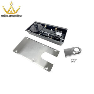 Heavy Duty Folding Door Floor Hinge Stainless Steel Cover Self Closing Floor Spring For Office Glass Door