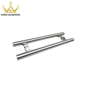 China wholesale double sided stainless steel w shape gate handle manufacturer