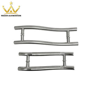 Hot Sale Wooden Door Push Pull Handle Custom Size Stainless Steel Office Building Glass Doors Handles