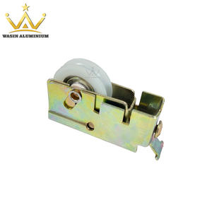 Wholesale Door Accessories Nylon Pulley Sliding Doors Iron Roller With Single Wheel