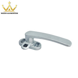 Popular Sliding Door Lever Aluminium Window Casement Handle Modern Aluminum Alloy Gray Window Lock For Wholesaler